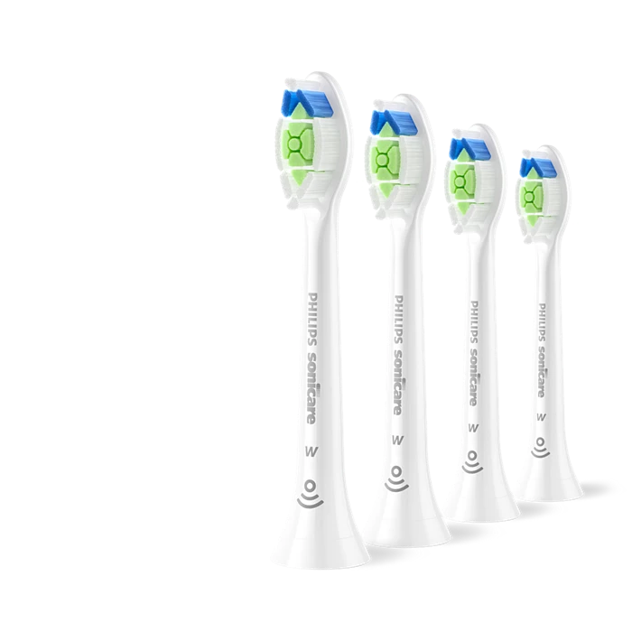 Philips Sonicare W2 Optimal White Brush Heads HX6064, White, 4 Pack