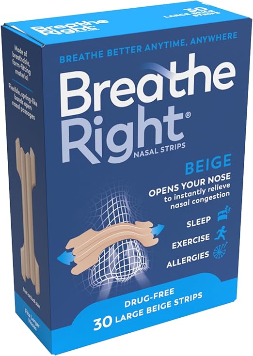 Breathe Right Nasal Strips Original Large 30s, 30 Count