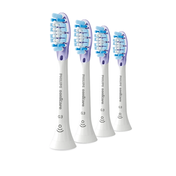 Philips Sonicare G3 Premium Gum Care Brush Heads, 4 Pack