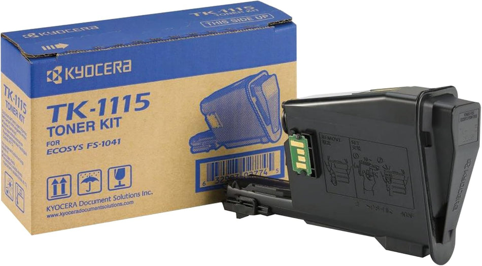 Kyocera TK-1115 Black Standard Toner Cartridge 1,600 Pages