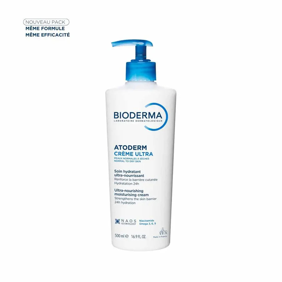 Bioderma Atoderm Crème Ultra Moisturizing Cream, 500 ml / 16.9 Fl. Oz.