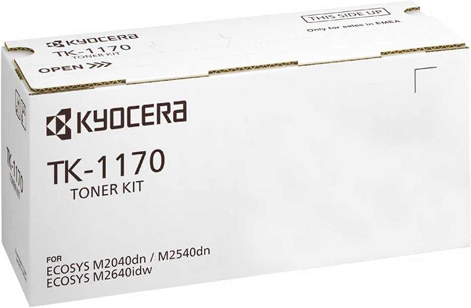 Kyocera TK-1170 Black Toner Cartridge 7,200 Pages