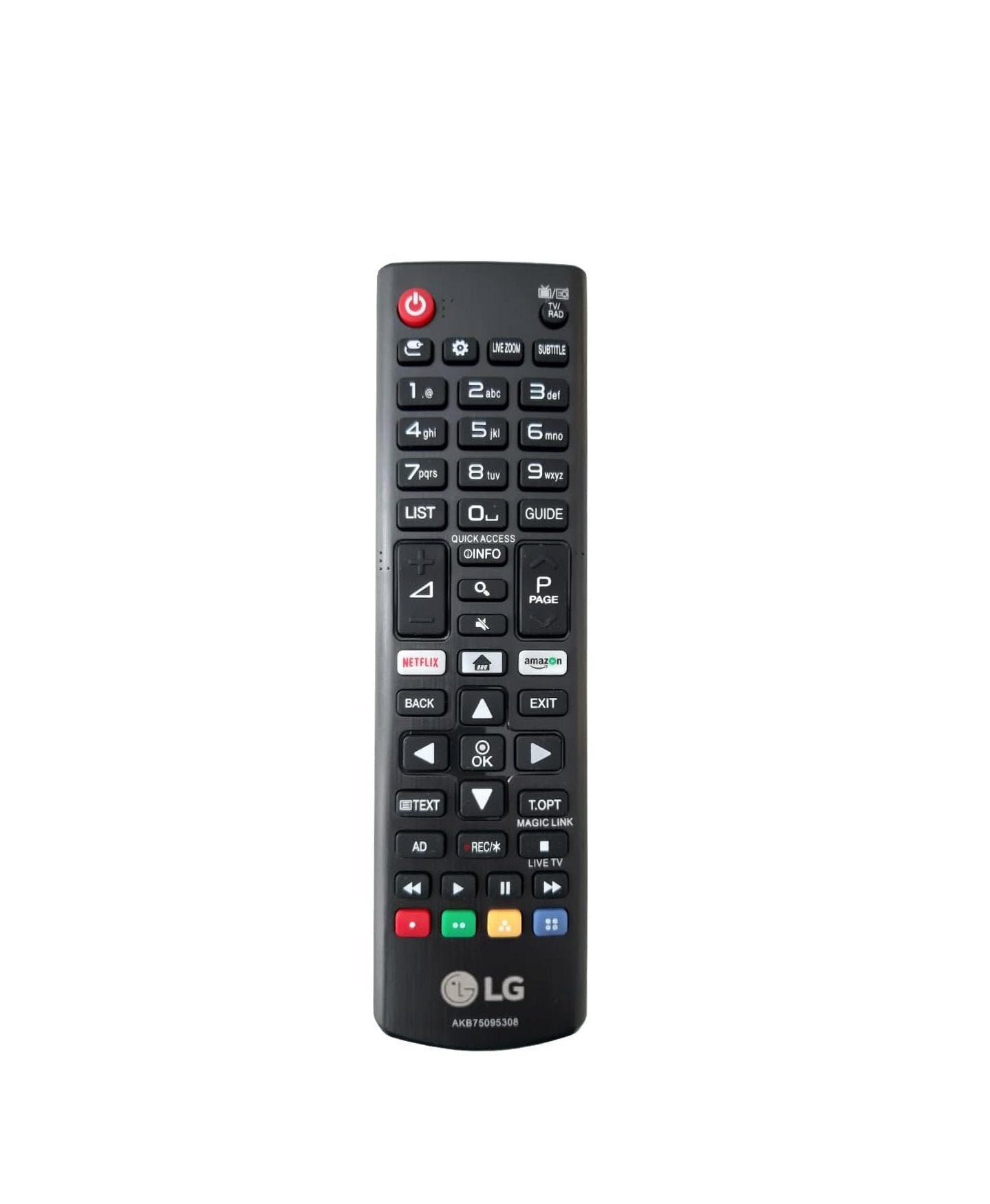 LG AKB75095308 Remote Control for Ultra HD Black (X185Y185) – Dutton ...