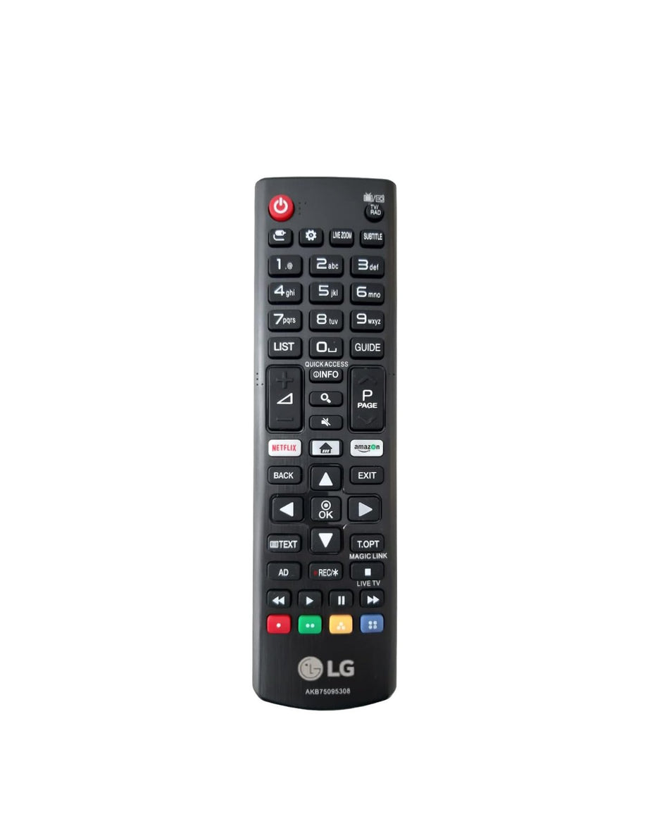 LG AKB75095308 Remote Control for Ultra HD Black (X185Y185)