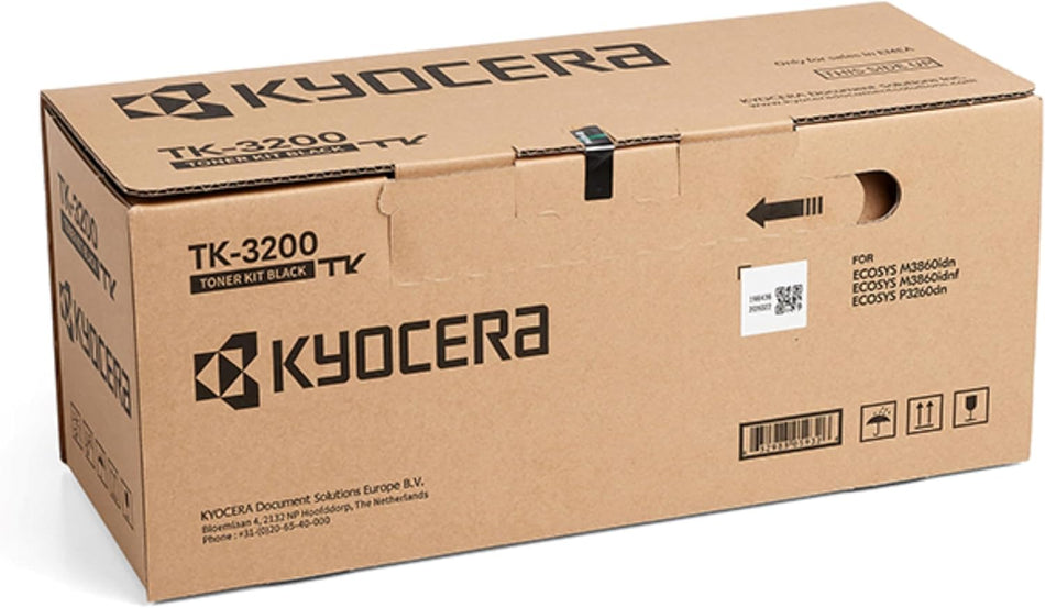 Kyocera TK-3200 Black Toner Cartridge 40,000 Pages