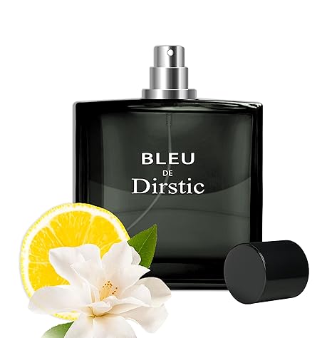 Dirstic Bleu .De Paris Eau de Toilette for Men, Long-Lasting Masculine Scent & Premium Cologne Spray, 100 ml / 3.38 Fl. Oz.