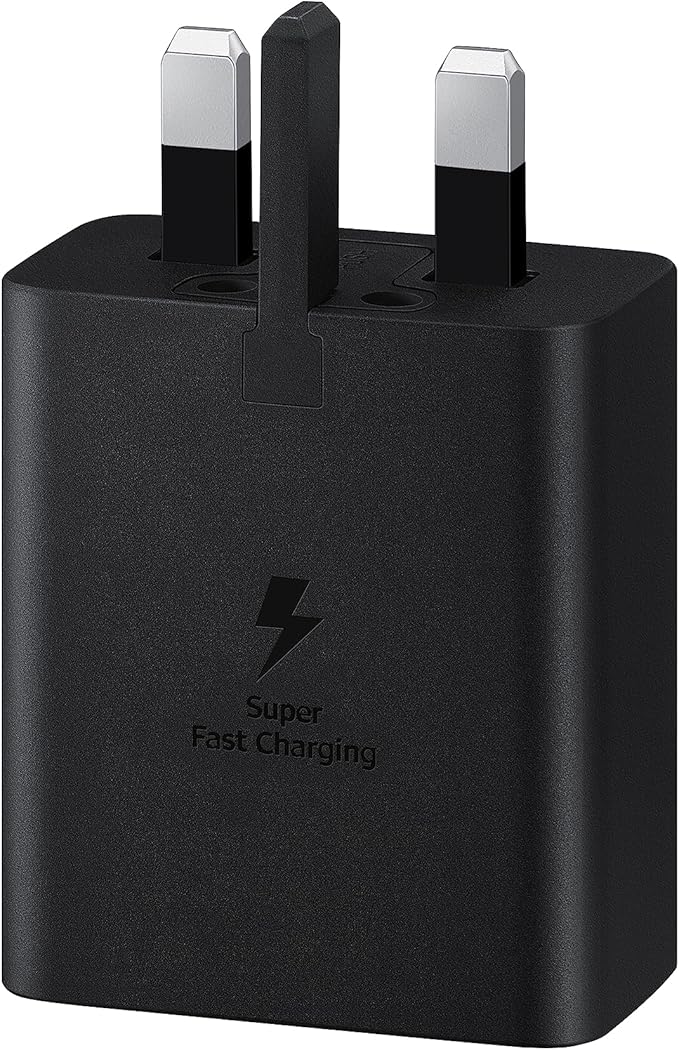 Samsung Galaxy Official 45W Super Fast Charger 2.0 (with USB-C to C Data Cable), Black (EP-T4510XBEGGB)