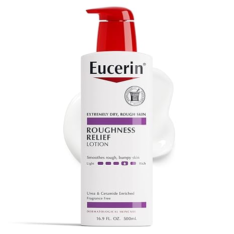 Eucerin Roughness Relief Lotion, 500 ml / 16.9 Fl. Oz. Pump Bottle