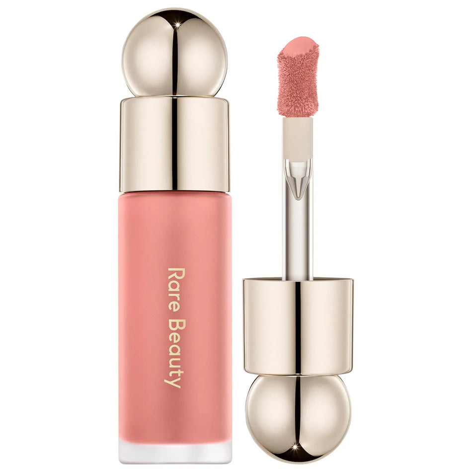 RareBy Blush for Beauty Soft Pinch Liquid Blush Happy, Pink, Full Size 0.25 oz
