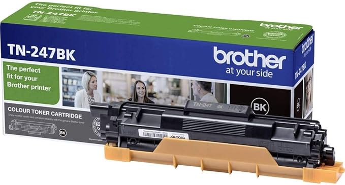 Brother TN-247BK Black Toner Cartridge, Single Pack, Up to 3,000 pages