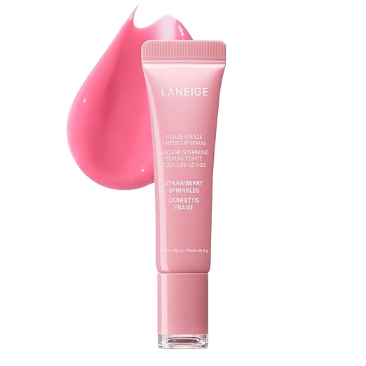 Laneige Glaze Tint Trip Serum, Strawberry Sprinkle, 12 g / 0.4 Fl. Oz.