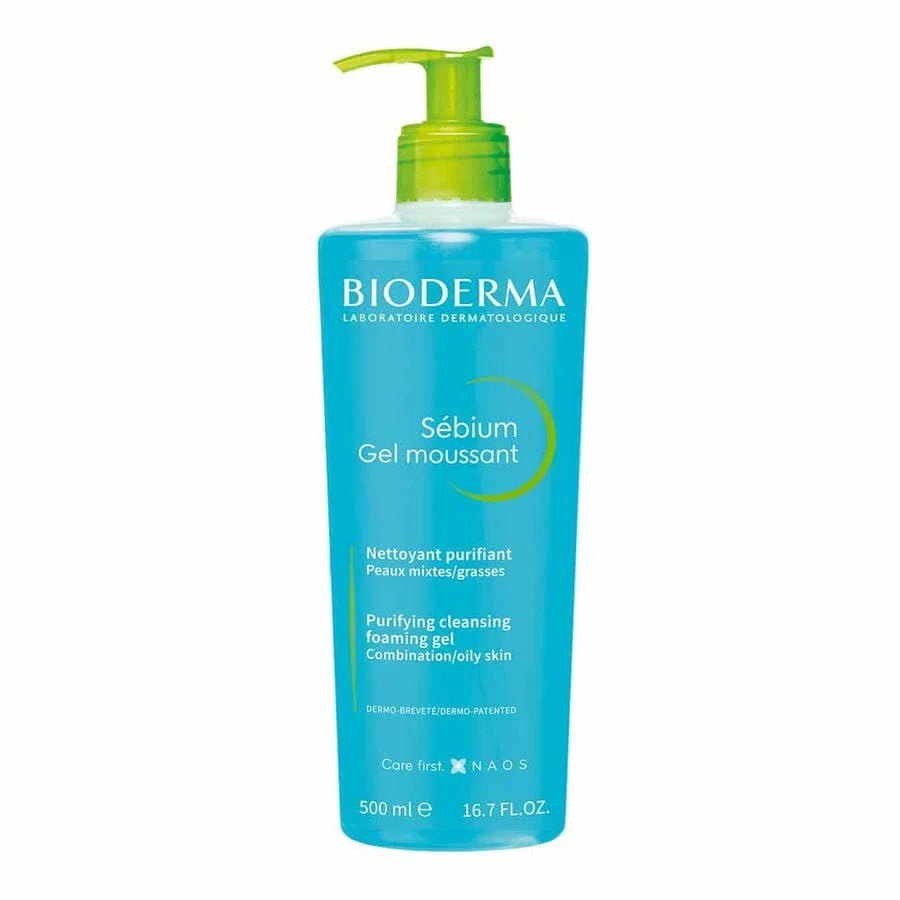 Bioderma Sebium Foaming Cleansing Gel, 500 ml / 16.9 Fl. Oz.