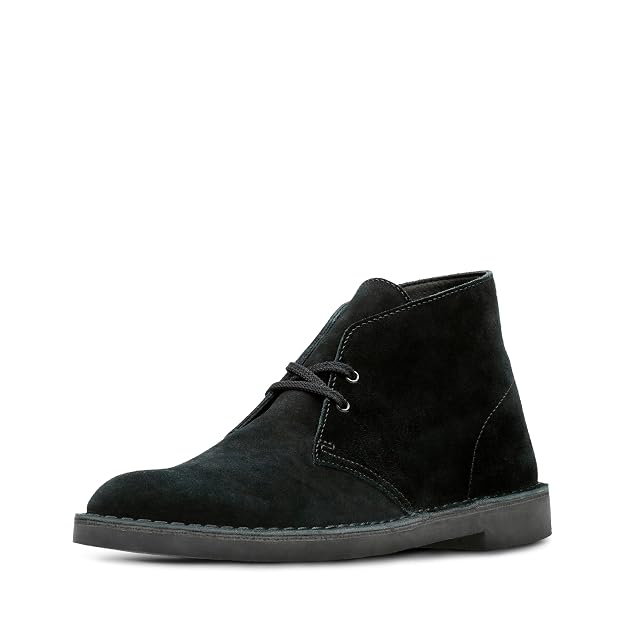 Clarks Men's Bushacre 2 Boot, Black Suede, 8.5 M US