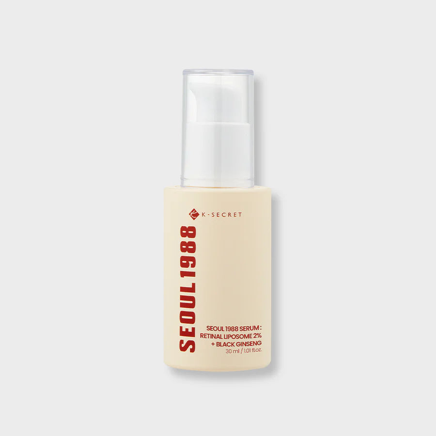 K-SECRET SEOUL 1988 Serum: Retinal Liposome 2% + Black Ginseng, 30 ml / 1.01 Fl. Oz.