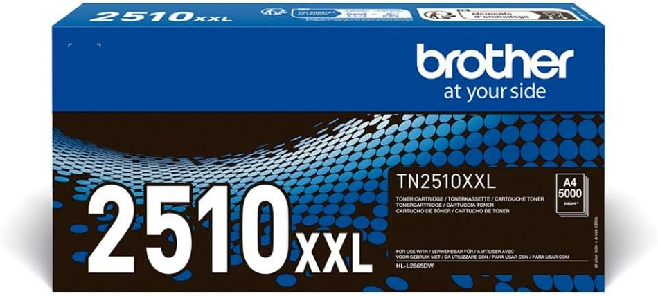 Brother TN2510XXL Black Toner Cartridge, Super High Yield, Up to 5,000 pages