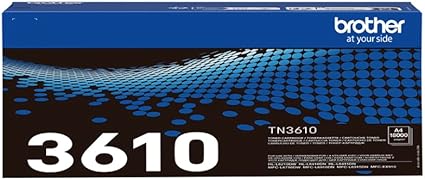 Brother TN-3610 Black Toner Cartridge, Up to 18,000 pages