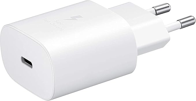 Samsung Ultra Fast Mains Charger 25W, White (Ep-TA800)