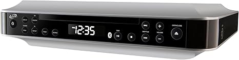 iLive Electronics iKBC384S Bluetooth Under the Cabinet Radio with CD Player