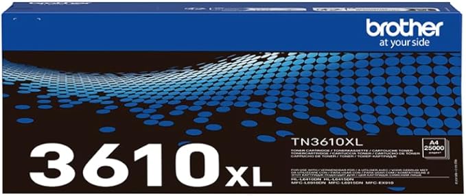 Brother TN3610XL Black Toner Cartridge, Super Ultra High Yield, Up to 25,000 pages