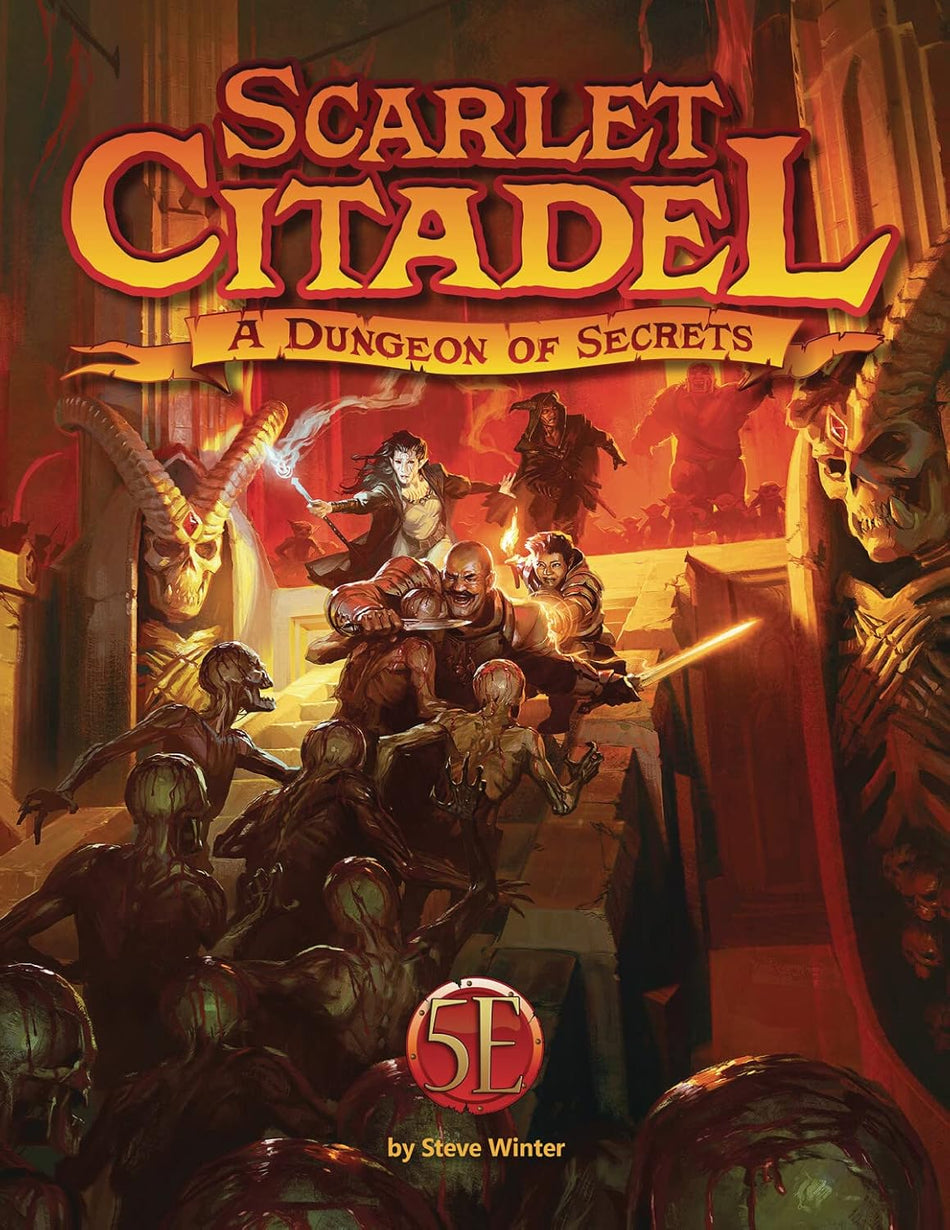 Paizo KoboldPress Scarlet Citadel for 5th Edition, Rpg, by Steve Winter, Hardcover