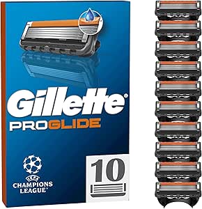Gillette Proglide Manual Razor Refills, 10 Pack