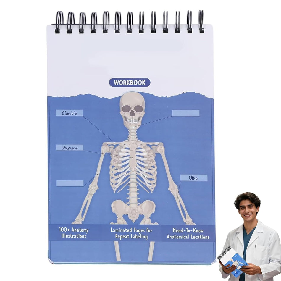 Workbook Anatomy Medical Students Label Lab