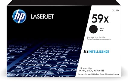 HP CF259X 59X High Yield Original LaserJet Toner Cartridge, Black