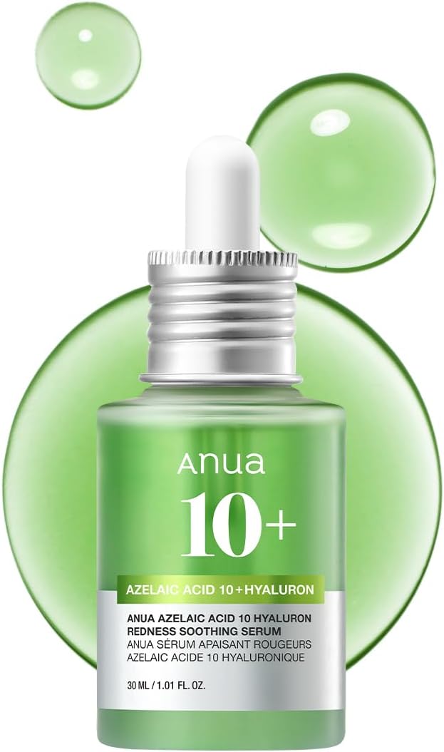 ANUA Azelaic Acid 10 Hyaluron Redness Soothing Serum, 30 ml