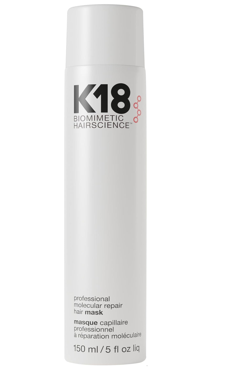 K18 Biomimetic Hairscience Leave-In Molecular Repair Hair Mask, 150 ml / 5 fl oz