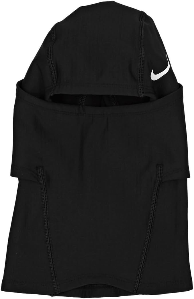 Nike Pro Hyperwarm Hood, Black/White, OSFM
