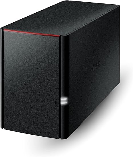 BUFFALO LinkStation 220 8TB 2-Bay NAS Network Attached Storage with HDD Hard Drives Included NAS Storage that Works as Home Cloud or Network Storage Device for Home