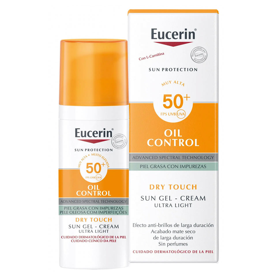 Eucerin Sun Gel-Cream Oil Control SPF 50+, 50 ml / 1.69 Fl. Oz.