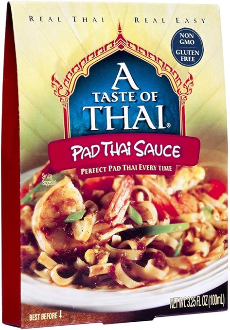 A Taste of Thai Pad Thai Sauce, 3.25 oz Box, 6 Piece