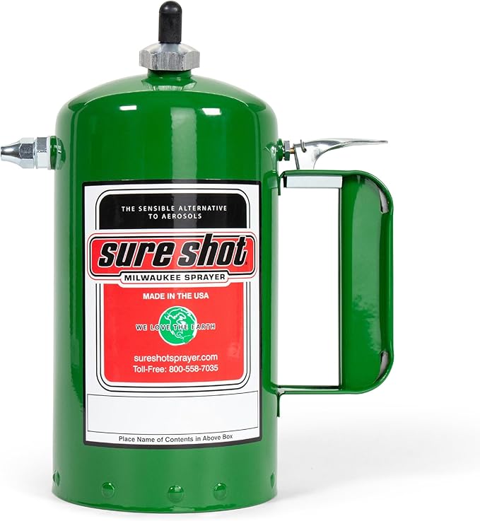 SURE SHOT A1000G Sprayer Type, Solvent Based Base Fluid, Container Size Rechargeable Air, Green, 32 Fl. Oz.