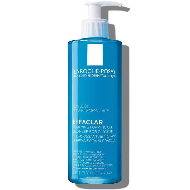 La Roche-Posay Effaclar Acne Foaming Cleansing Gel for Oily and Acne Prone Skin, 400 ml