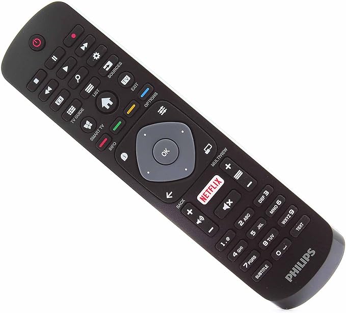 Philips 996596003606 Original Remote Control | for 32PFS5362, 49PUS6101, 65PUS6262 Smart LED TVs