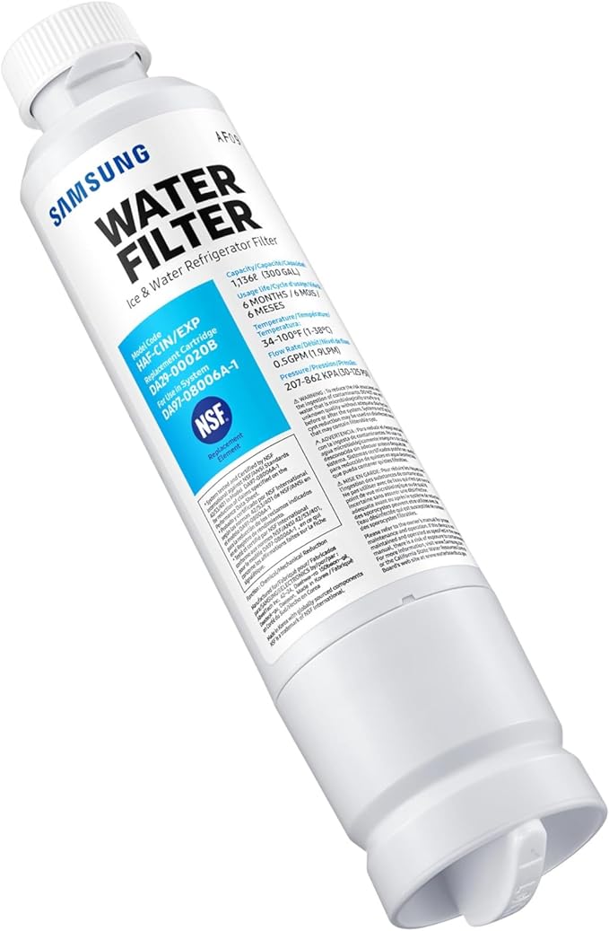 Samsung HAF-CIN/EXP DA29-00020B Refrigerator Water Filter, 6-Month Life