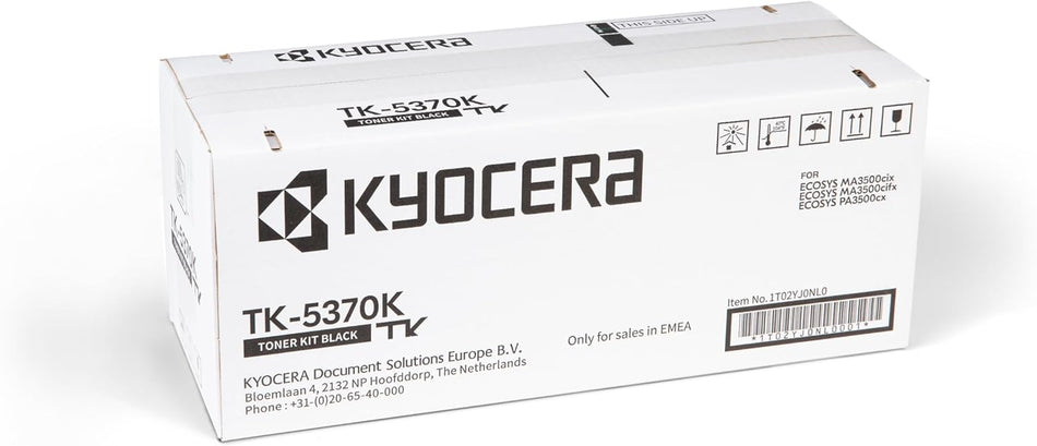 Kyocera TK-5370K Black Toner Cartridge 7,000 Pages